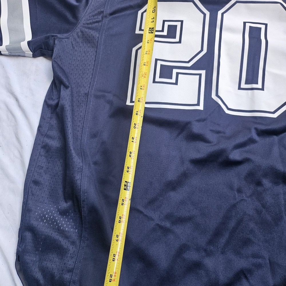 Nike Dallas Cowboys NFL Football Jersey XXL Tony Pollard #20 Blue On Field - Picture 5 of 6